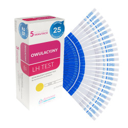 Domowy test owulacyjny LH 25szt (1op)