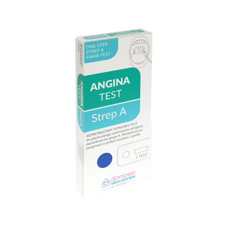 Test strep - domowy test na anginę bakteryjną Strep A 1 szt