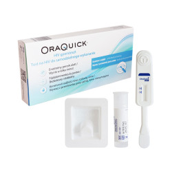 Domowy test na HIV ze śliny Oraquick...