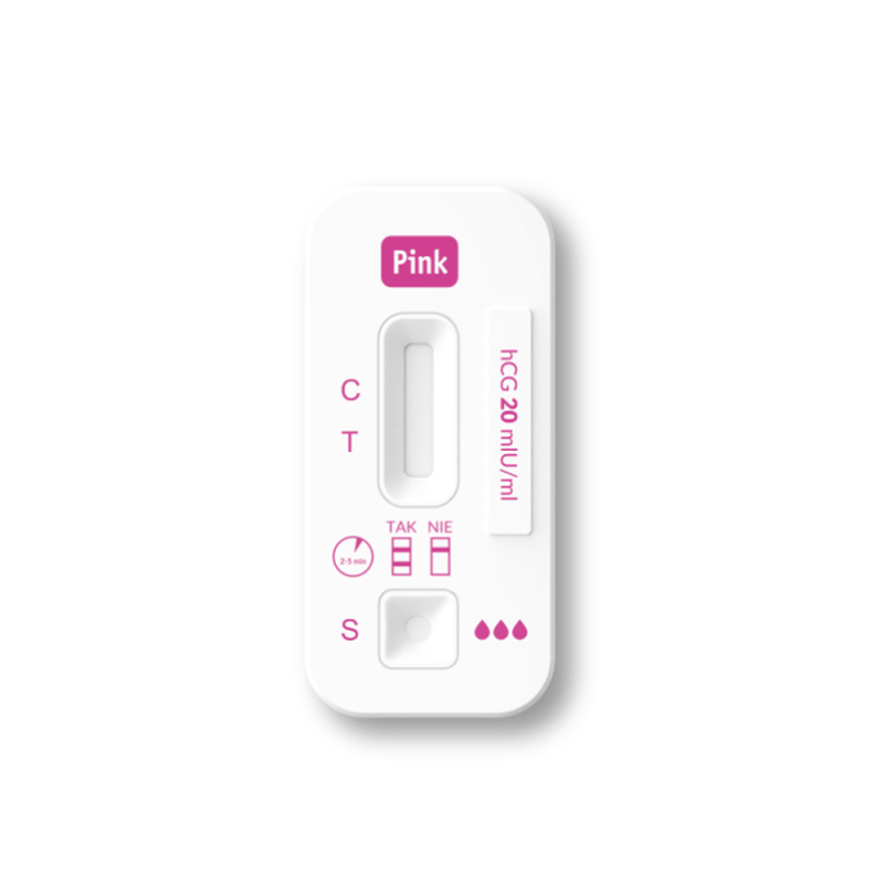 Test ciążowy płytkowy Pink 25 ml/U 1szt