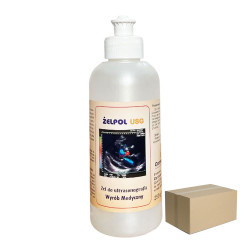 Żel do USG Żelpol bezbarwny 250ml 40szt