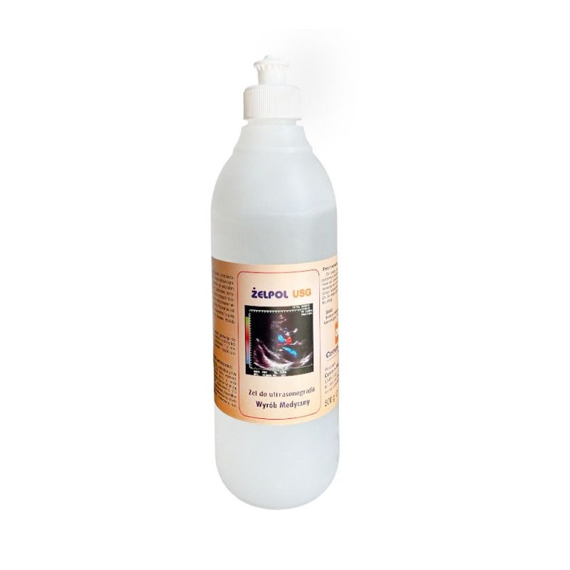 Żel do USG Żelpol bezbarwny 500ml