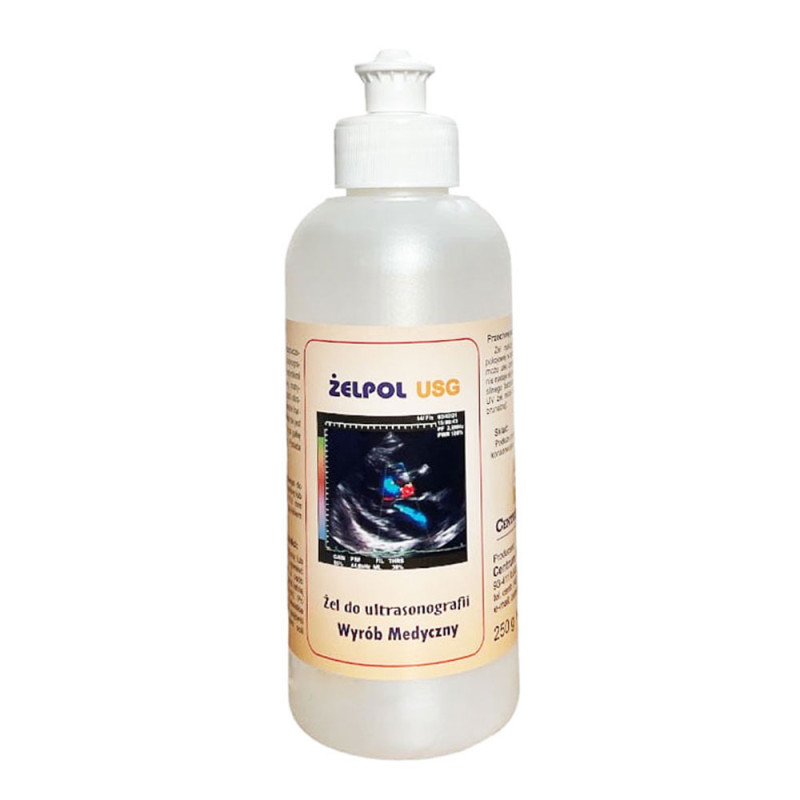 Żel do USG Żelpol bezbarwny 250ml