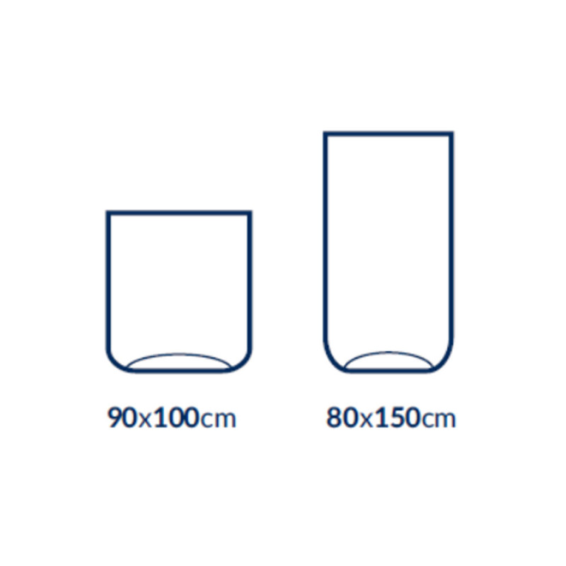 Osłona na aparaturę 90cm x 100cm walec 65g folia PE jałowa Alphatex 36szt