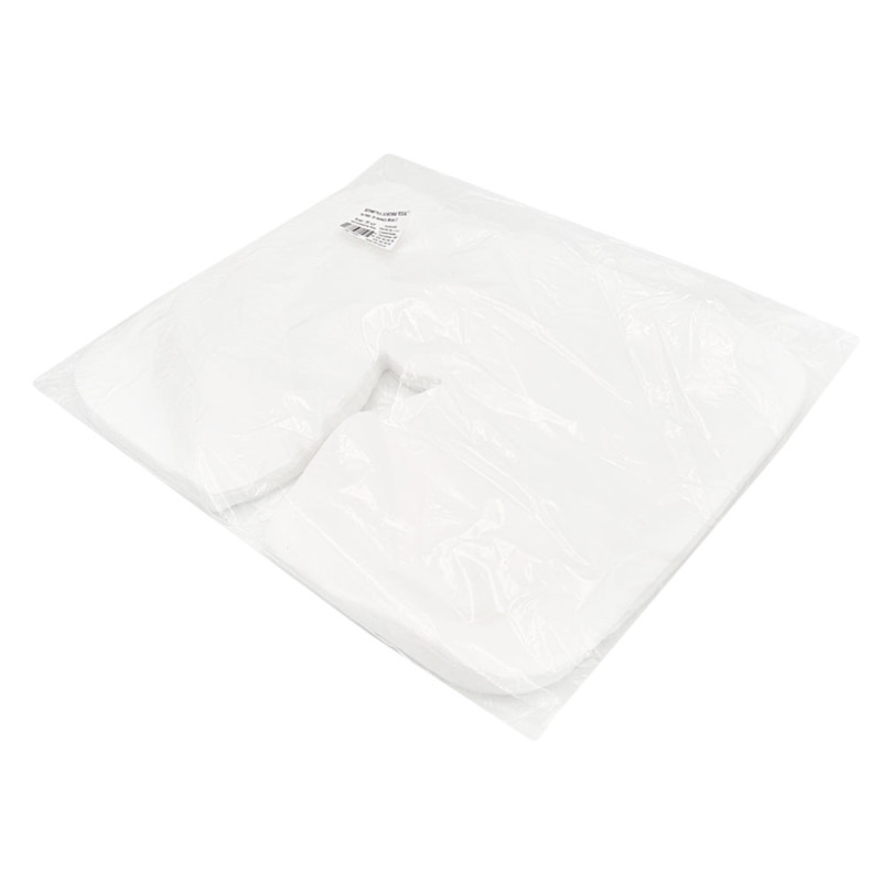 Podkład na zagł&oacute;wek typu rogal duży 33cm x 40cm biały wł&oacute;knina 50szt