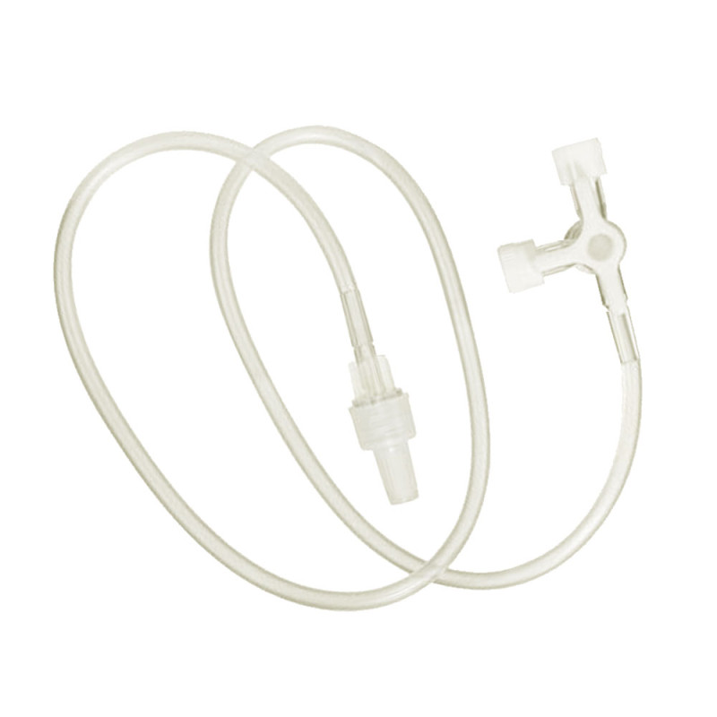 Kranik tr&oacute;jdrożny z przedłużaczem 100cm KD-LINE luer lock średnica 3mm 50szt