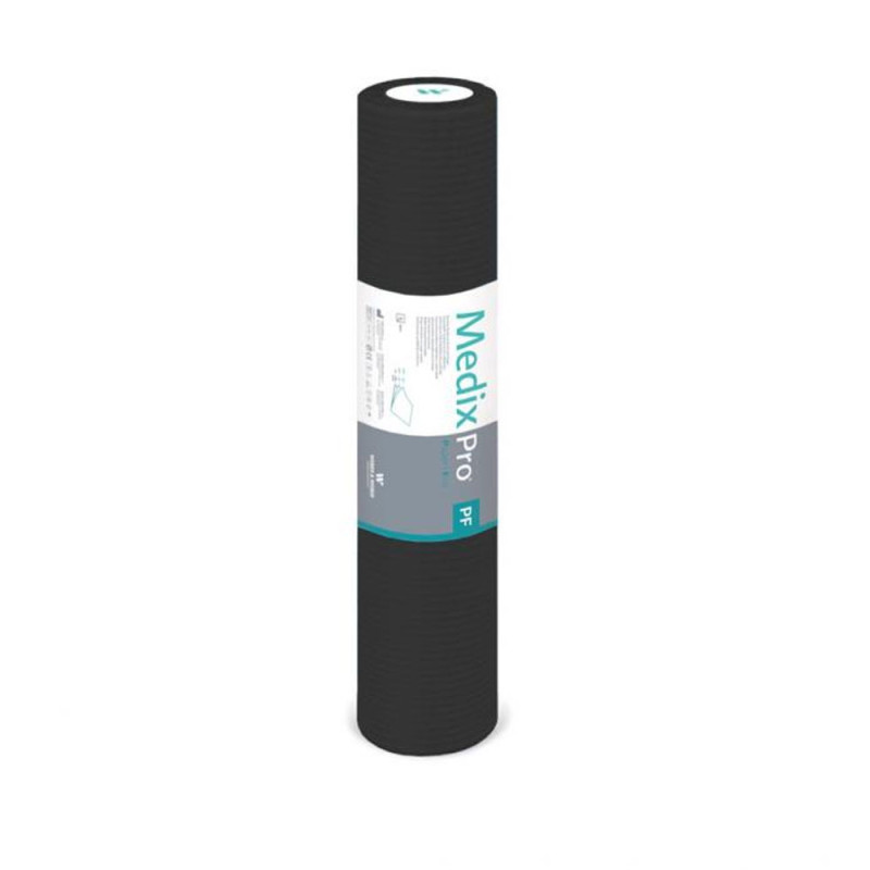 Podkład higieniczny na rolce 50cm x 50cm czarny podfoliowany 54g MedixPro 80szt
