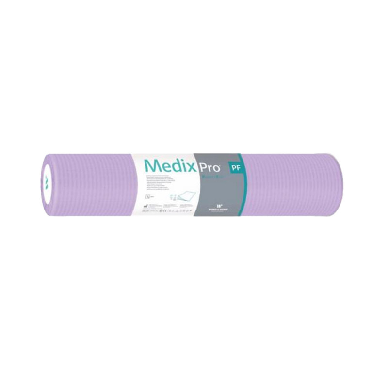 Podkład higieniczny na rolce 50cm x 80cm fioletowy podfoliowany 54g MedixPro 50szt