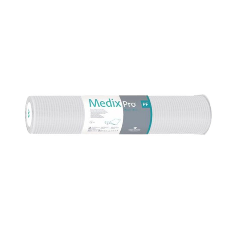 Podkład higieniczny na rolce 60cm x 50cm biały podfoliowany 54g MedixPro 80szt