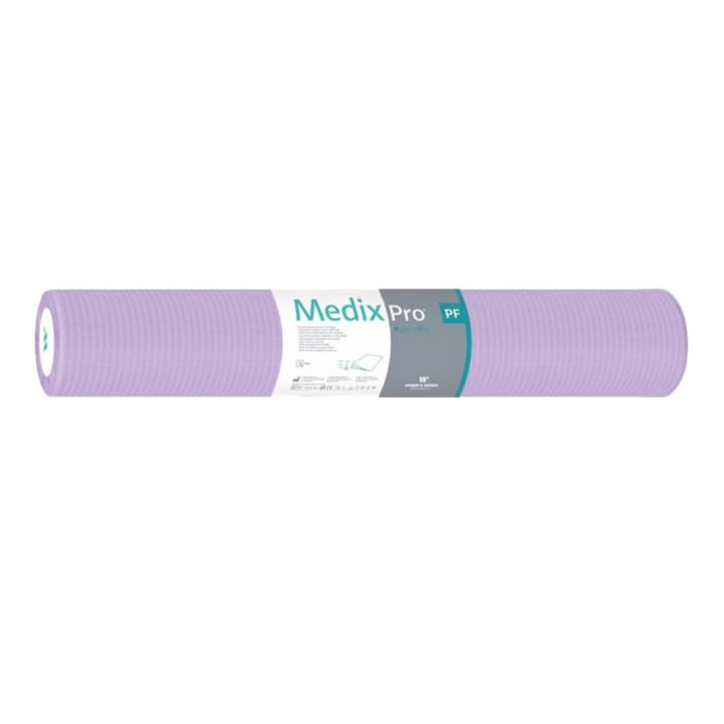 Podkład higieniczny na rolce 70cm x 50cm fioletowy podfoliowany 54g MedixPro 80szt