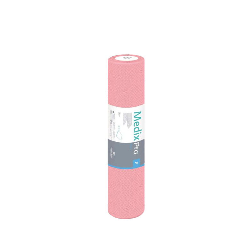 Podkład higieniczny na rolce 60cm x 50cm r&oacute;żowy 36g MedixPro 100szt