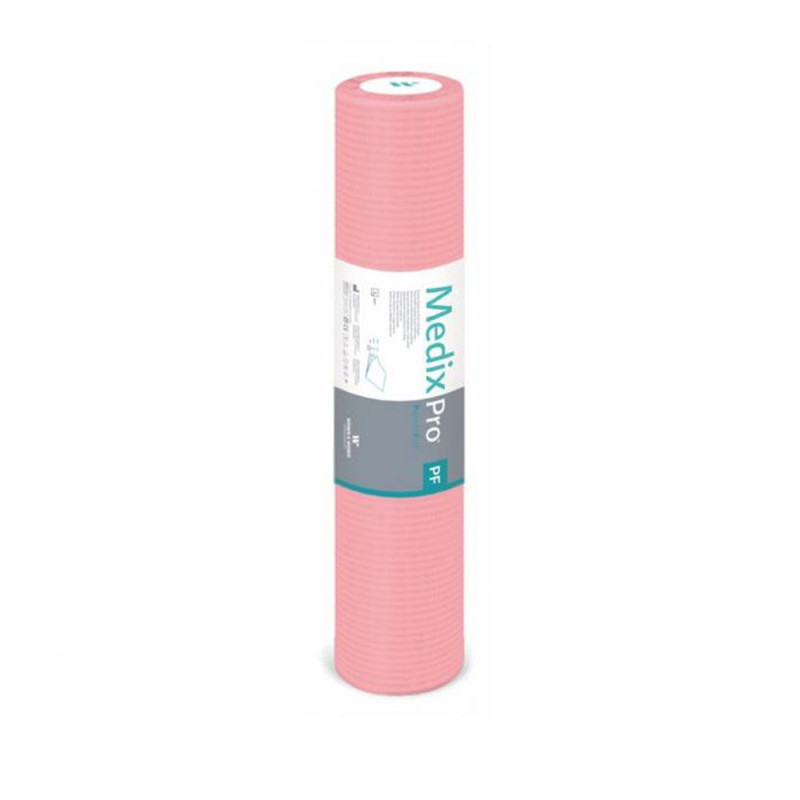 Podkład higieniczny na rolce 50cm x 50cm r&oacute;żowy podfoliowany 54g MedixPro 480szt