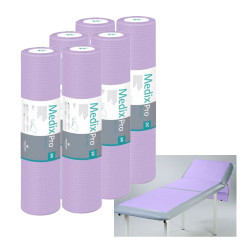 Podkład higieniczny na rolce 50cm x 80cm fioletowy podfoliowany 54g MedixPro 300szt
