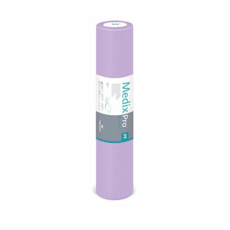 Podkład higieniczny na rolce 50cm x 80cm fioletowy podfoliowany 54g MedixPro 300szt