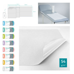 Podkład higieniczny na rolce 50cm x 50cm biały podfoliowany 54g MedixPro 360szt