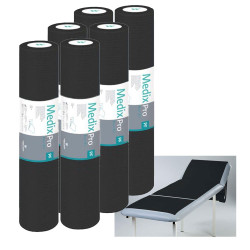 Podkład higieniczny na rolce 60cm x 50cm czarny podfoliowany 54g MedixPro 480szt