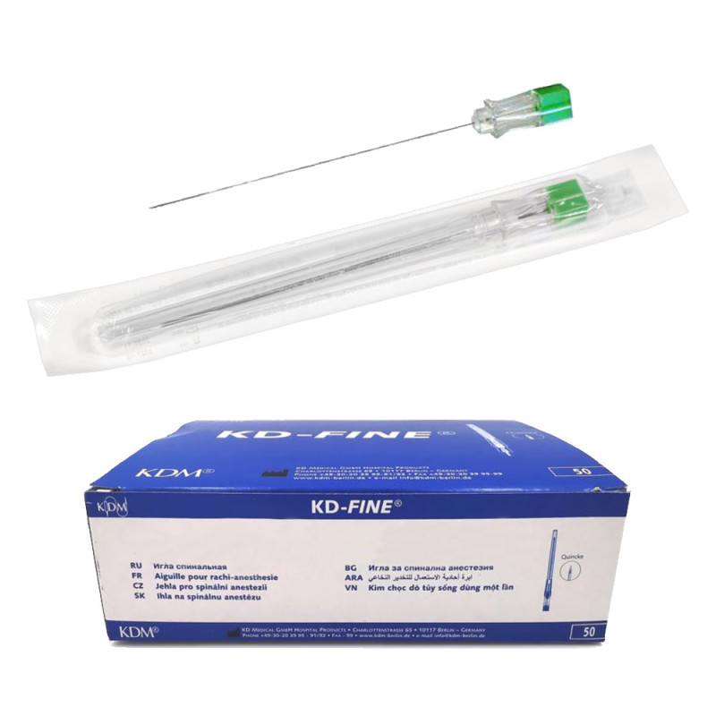 Igły do punkcji lędźwiowej 88mm x 0,8mm 21G KDM KD-Fine Spinal 50szt