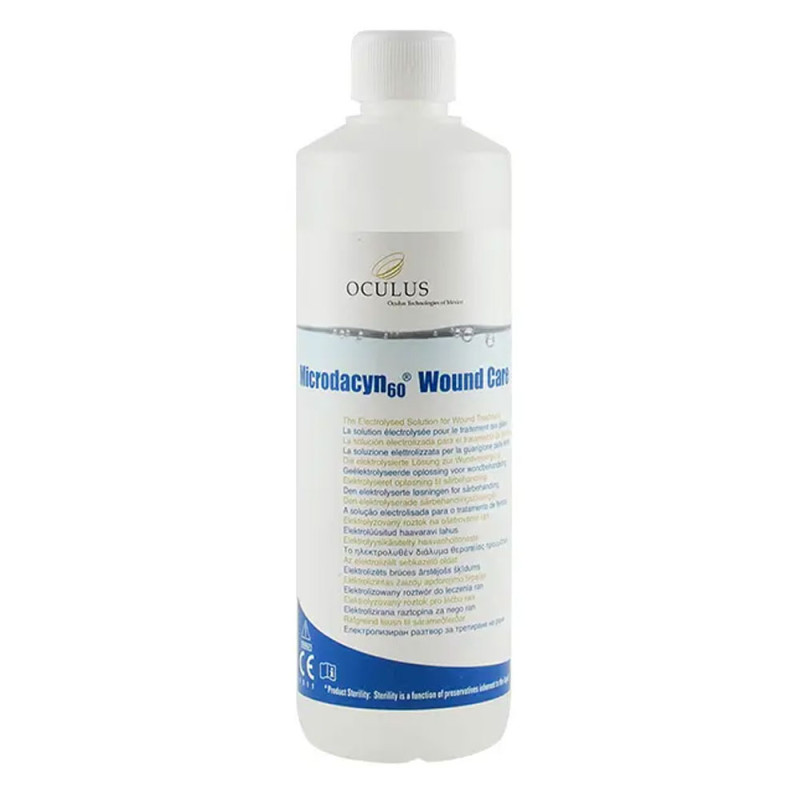 Microdacyn 60 500 ml wound care elektrolizowany roztw&oacute;r do leczenia ran 1szt