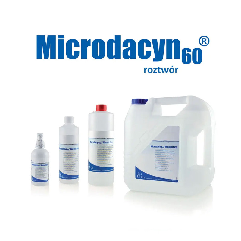 Microdacyn 60 100 ml wound care elektrolizowany roztw&oacute;r do leczenia ran 1szt