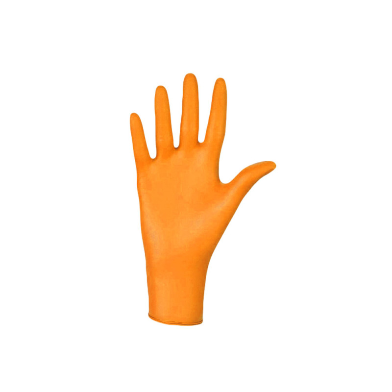 Rękawiczki nitrylowe XS pomarańczowe Mercator Nitrylex Orange 100sztuk