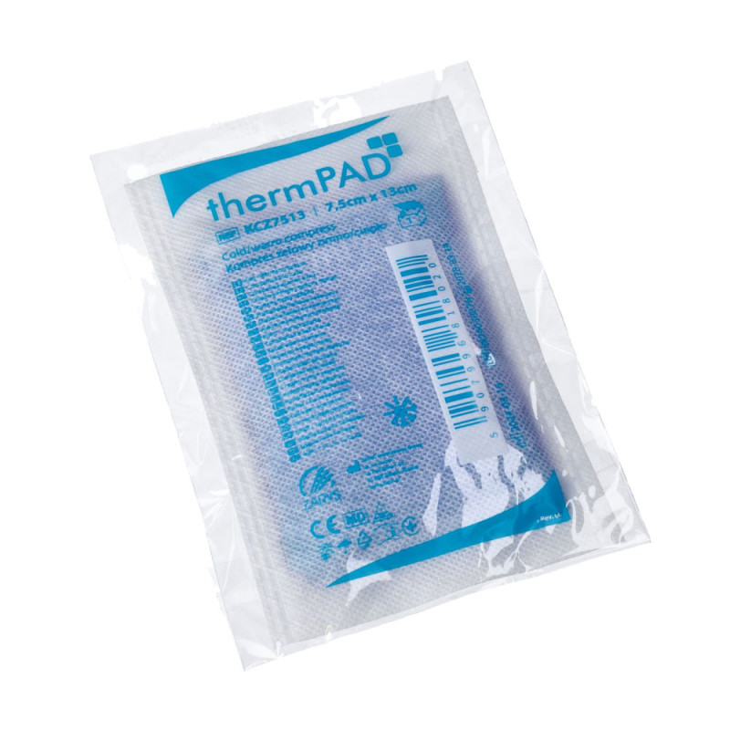Kompres żelowy ciepło zimno 7,5cm x 13cm thermPAD - 100szt