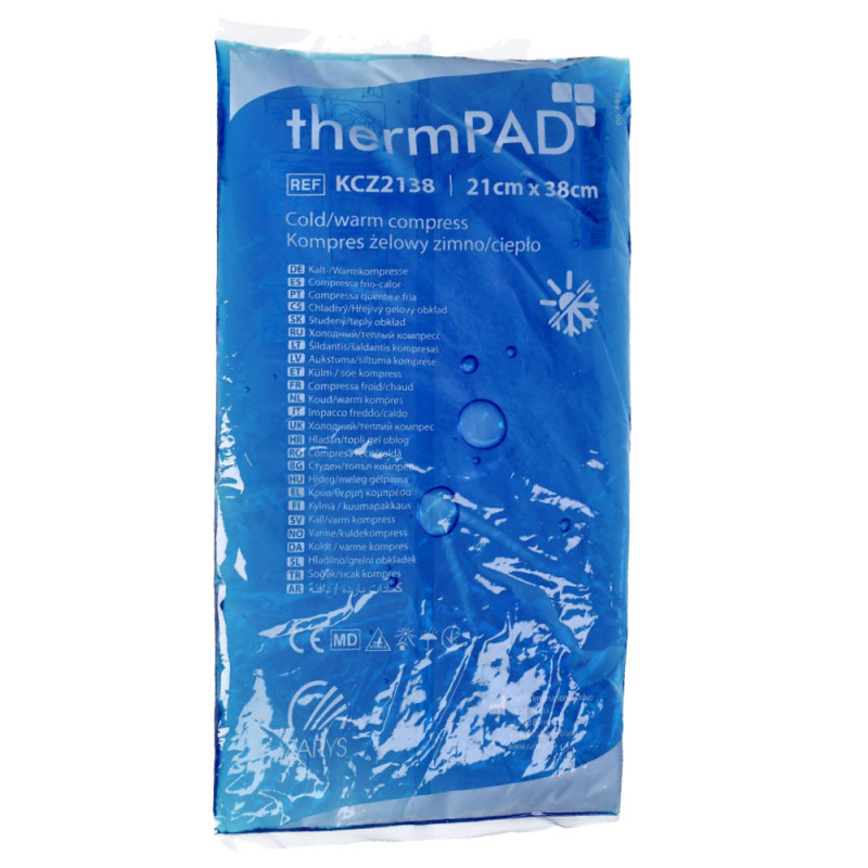 Kompres żelowy ciepło zimno 21cm x 38cm thermPAD - 10szt