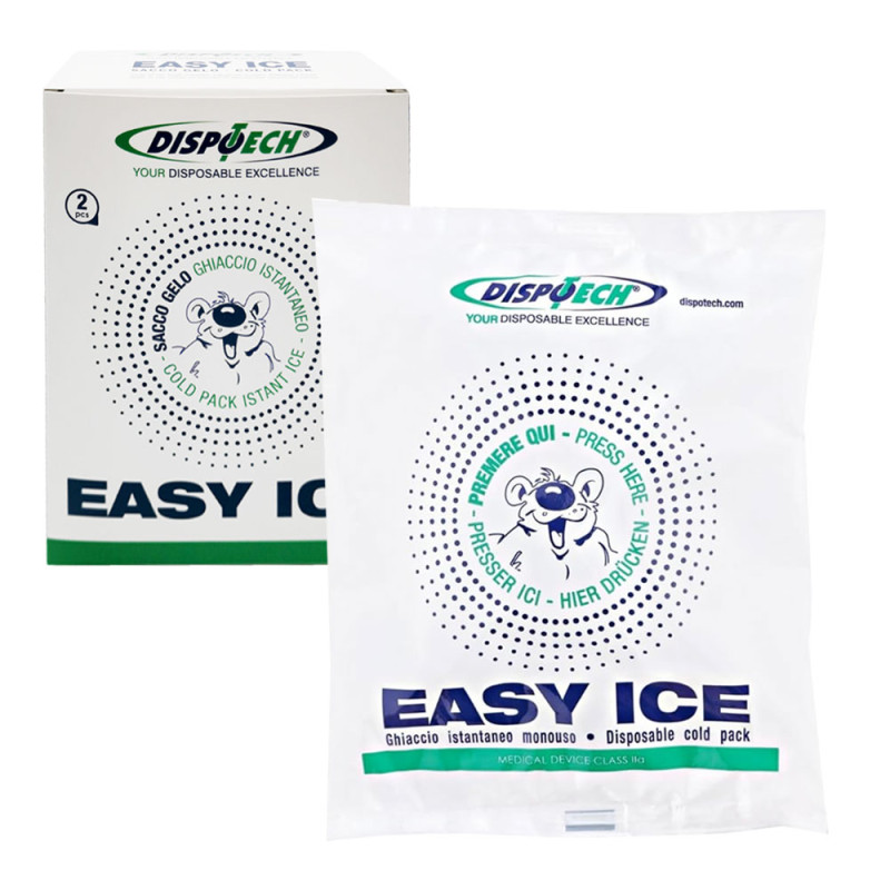 Suchy l&oacute;d Easy Ice zimny okład kompres do łamania - wielopak 25szt