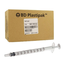 Strzykawka tuberkulinowa bez igły BD Plastipak 1ml U100 120szt