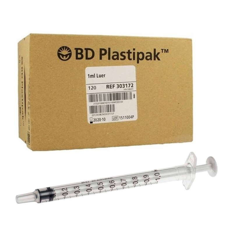 Strzykawka tuberkulinowa bez igły BD Plastipak 1ml U100 120szt