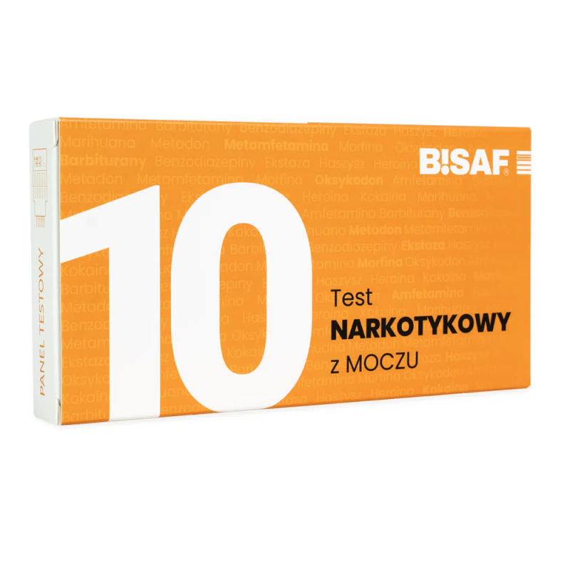 Test narkotykowy z moczu na 10 substancji dla profesjonalist&oacute;w 1 szt