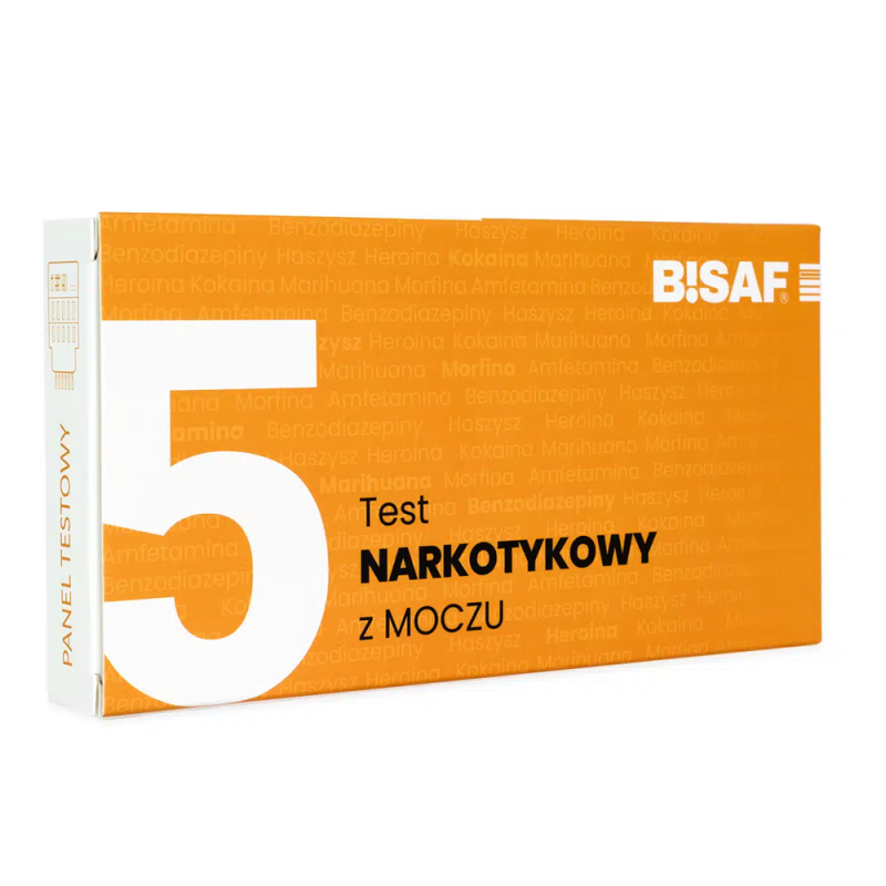 Test narkotykowy z moczu na 5 substancji dla profesjonalist&oacute;w 1 szt