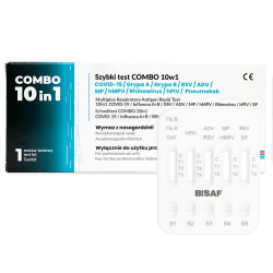 Combo test 10w1 grypa A+B / hMPV /...