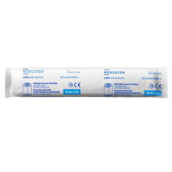 Opaska elastyczna uciskowa z zapinką 12cm x 5m O-safeline Elastic niejałowa papier 1 szt