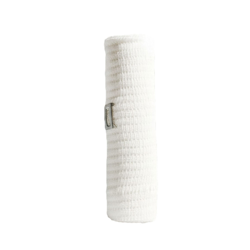 Opaska elastyczna uciskowa z zapinką 12cm x 5m O-safeline Elastic niejałowa kartonik 1 szt