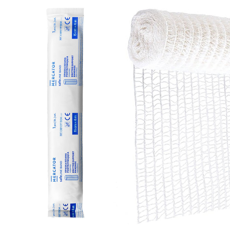 Opaska dziana podtrzymująca 15cm x 4m O-safeline Band niejałowa 1 szt