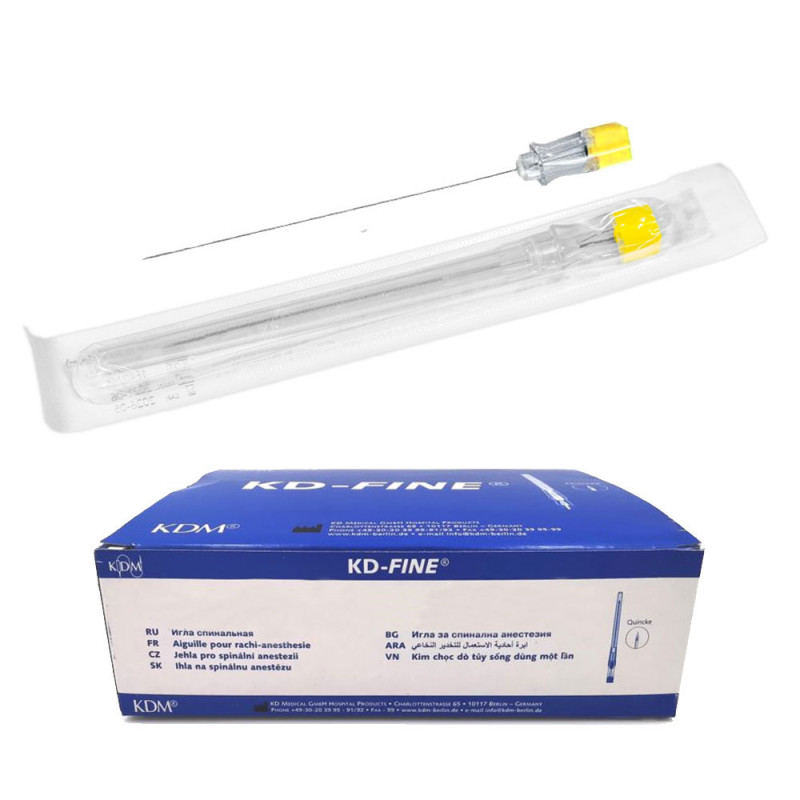 Igły do punkcji lędźwiowej 90mm x 0,9mm 20G KDM KD-Fine Spinal 25szt