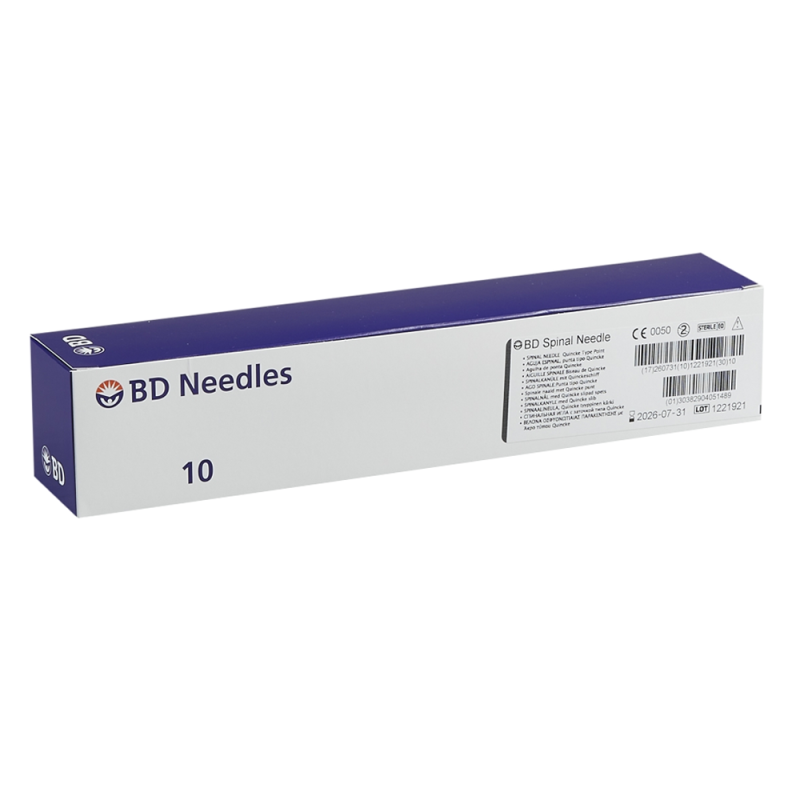 Igły do punkcji lędźwiowej 178mm x 0,7mm 22G BD Quincke Spinal Needle 10szt