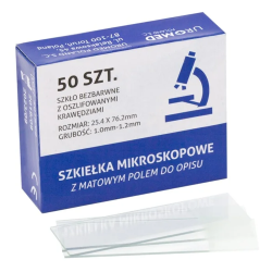 Szkiełka podstawowe do mikroskopu z...
