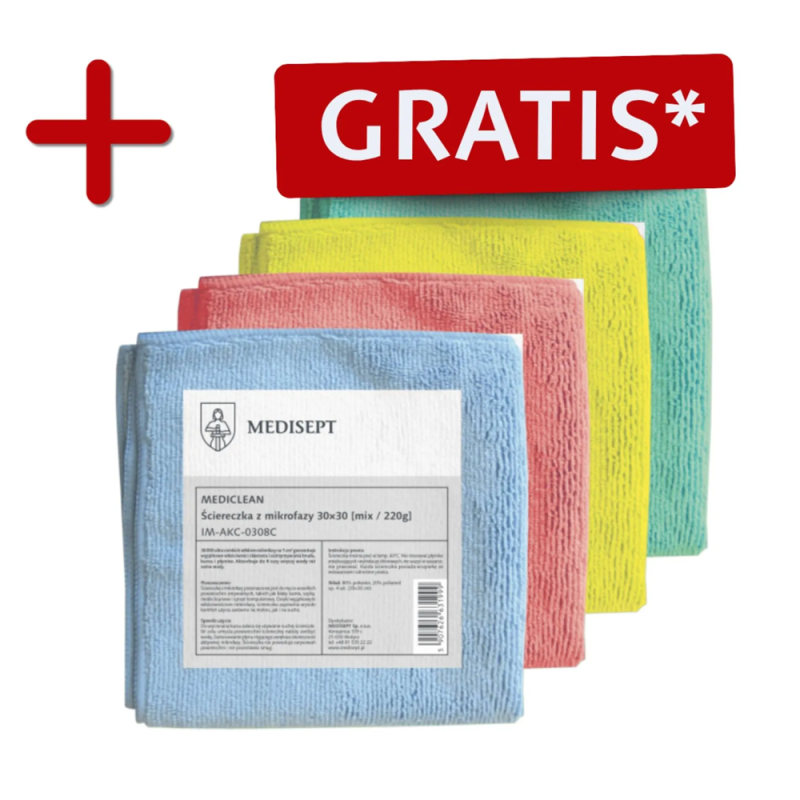 Mediclean Pack pakiet czystość zestaw produkt&oacute;w Medisept 1szt
