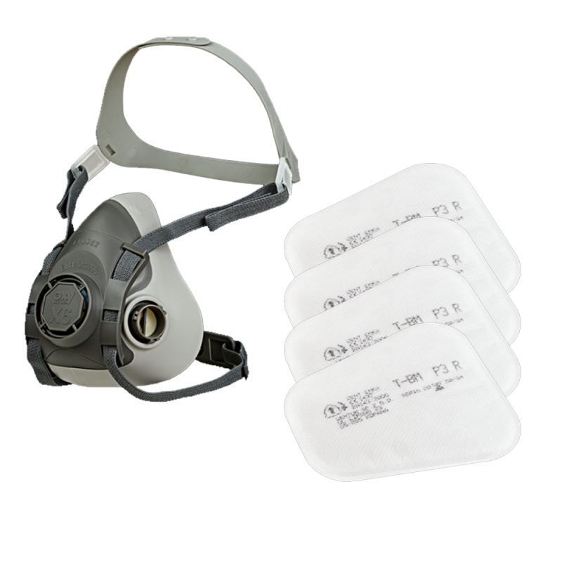 Maska do szlifowania zestaw OxyPro Szlif Grinder Basic M (X6 rozm. M + TBMP3)