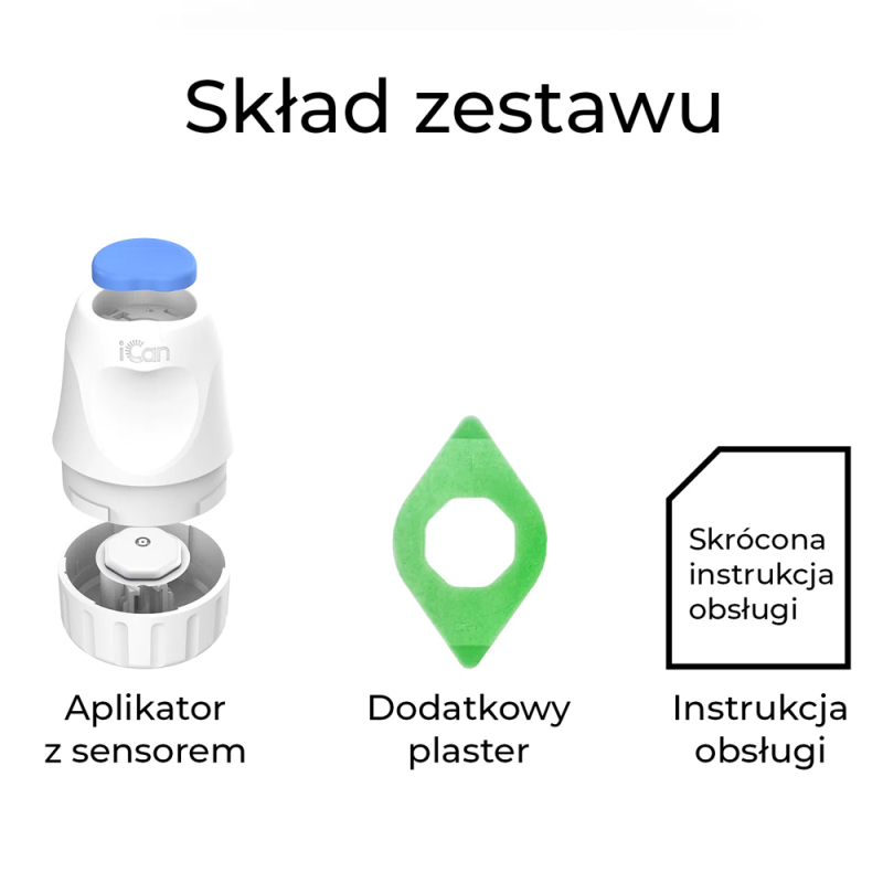 CGM iCan i6 sensor do ciągłego monitorowania glikemii