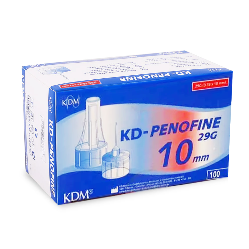 Igły do penów insulinowych 29G 10mm x 0,33mm KDM KD-Penofine 100szt