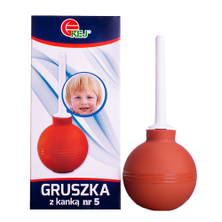 Gruszka do lewatywy z kanką nr 5 dla...