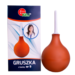 Gruszka do lewatywy z kanką nr 9 dla...