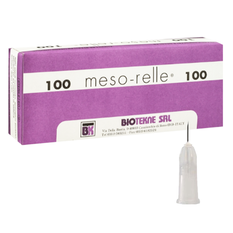 Igły do mezoterapii 27G 0,4mm x 6mm Mesorelle M0127G04 100szt