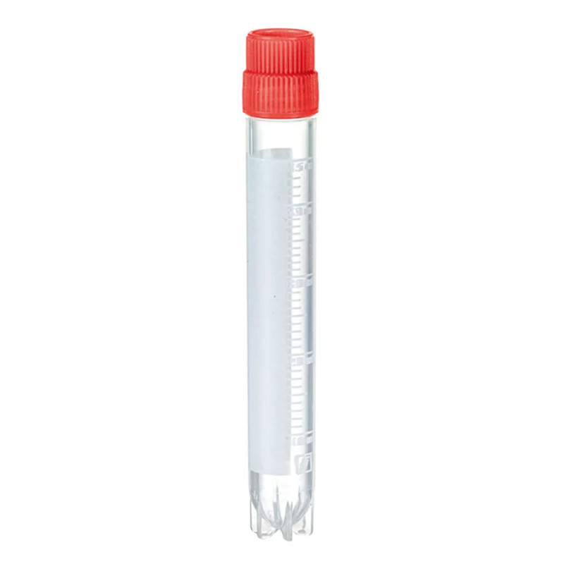 Krioprobówki CryoPure 4,5ml PP z zakrętką QuickSeal i gwintem zewnętrznym czerwone 250szt