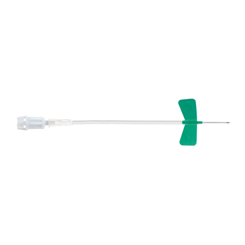 Igła motylek Sarstedt Multifly® 21G 0,8x19 mm z adapterem i drenem 80 mm sterylna zielona 120 szt