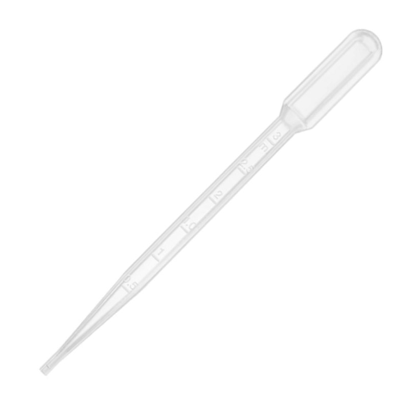 Pipeta Pasteura 3,5ml z LD-PE z podziałką transparentna wielkość kropli 35-55 &micro;l 155 x 15 mm 500szt