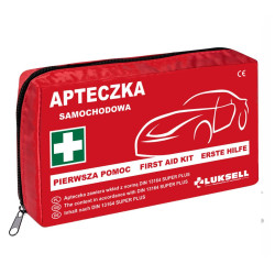 Apteczka samochodowa DIN 13164 PLUS w nylonie z wyposażeniem pierwszej pomocy 1szt