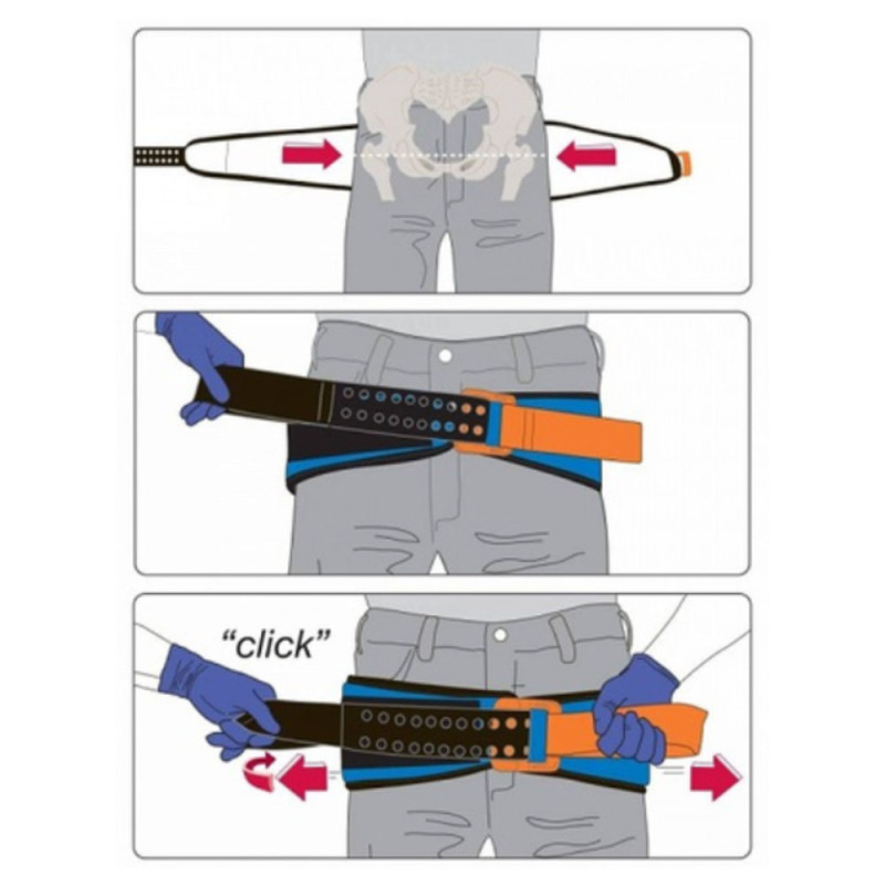 Pas miedniczny ratowniczy stabilizujący do unieruchomienia miednicy Pelving Sling Medical Belt 1szt